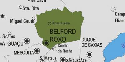 வரைபடம் Belford Roxo நகராட்சி