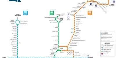 வரைபடம் BRT ரியோ டி ஜெனிரோ