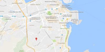 வரைபடம் favela Mangueira