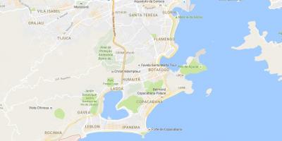 வரைபடம் favela Vidigal