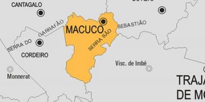 வரைபடம் Macuco நகராட்சி