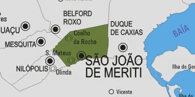 வரைபடம் சாயோ João de Meriti நகராட்சி