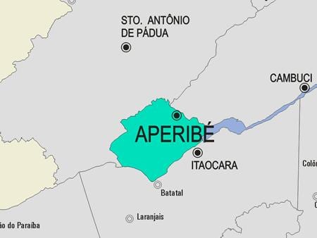 வரைபடம் Aperibé நகராட்சி
