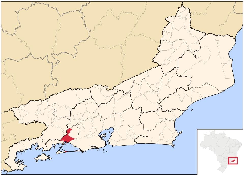 வரைபடம் Itaguaí