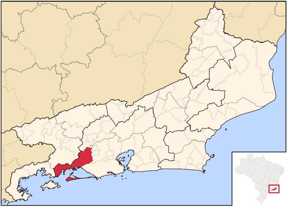 வரைபடம் Itaguaí
