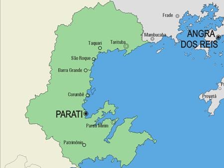 வரைபடம் Parati நகராட்சி