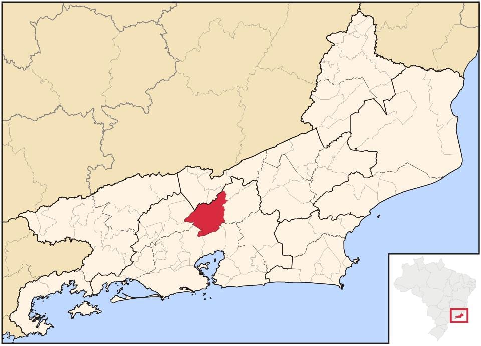 வரைபடம் Petrópolis