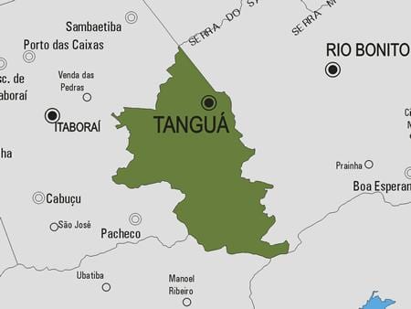 வரைபடம் Tanguá நகராட்சி