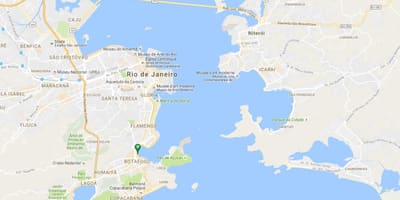 வரைபடம் கடற்கரை Botafogo