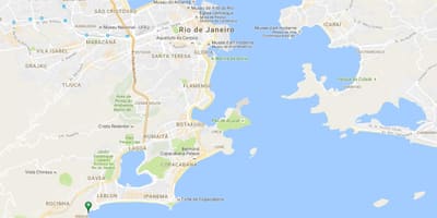 வரைபடம் கடற்கரை Vidigal