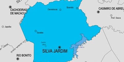 வரைபடம் சில்வா Jardim நகராட்சி