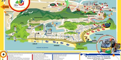 வரைபடம் சுற்றுலா பஸ் ரியோ டி ஜெனிரோ