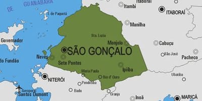 வரைபடம் சாயோ Gonçalo நகராட்சி
