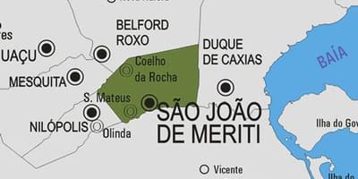 வரைபடம் சாயோ João de Meriti நகராட்சி