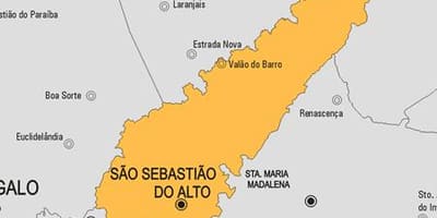 வரைபடம் சாயோ Sebastião செய்ய ஆல்டோ நகராட்சி