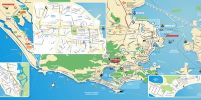 வரைபடம் நினைவுச் சின்னங்கள் ரியோ டி ஜெனிரோ