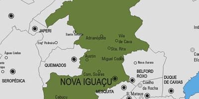 வரைபடம் நோவா Iguaçu நகராட்சி