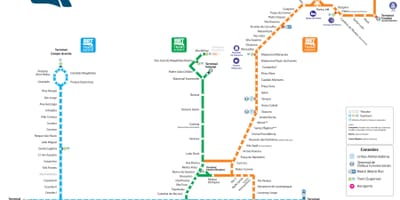 வரைபடம் BRT ரியோ டி ஜெனிரோ