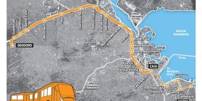 வரைபடம் BRT TransBrasil