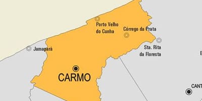 வரைபடம் Cardoso மொரெய்ரா நகராட்சி