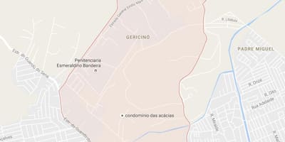 வரைபடம் Gericinó