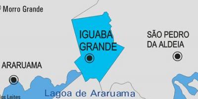 வரைபடம் Iguaba Grande நகராட்சி