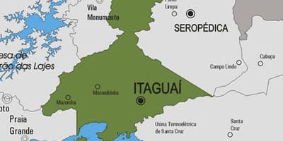 வரைபடம் Itaguaí நகராட்சி