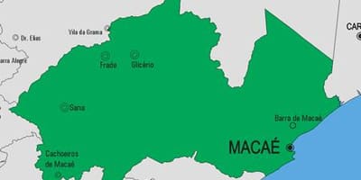 வரைபடம் Macaé நகராட்சி