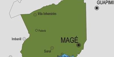 வரைபடம் Magé நகராட்சி